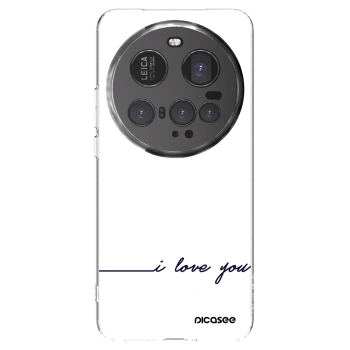 Picasee silikónový prehľadný obal pre Xiaomi 15 Ultra - Milujem ťa