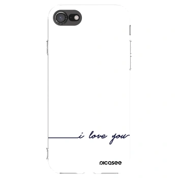 Picasee silikónový prehľadný obal pre Apple iPhone 8 - Milujem ťa