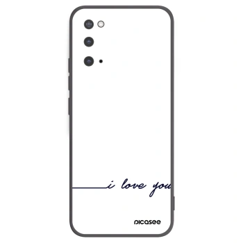 Picasee silikónový čierny obal pre Samsung Galaxy S20 G980F - Milujem ťa