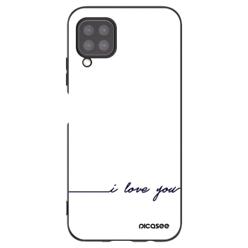 Picasee silikónový čierny obal pre Huawei P40 Lite - Milujem ťa