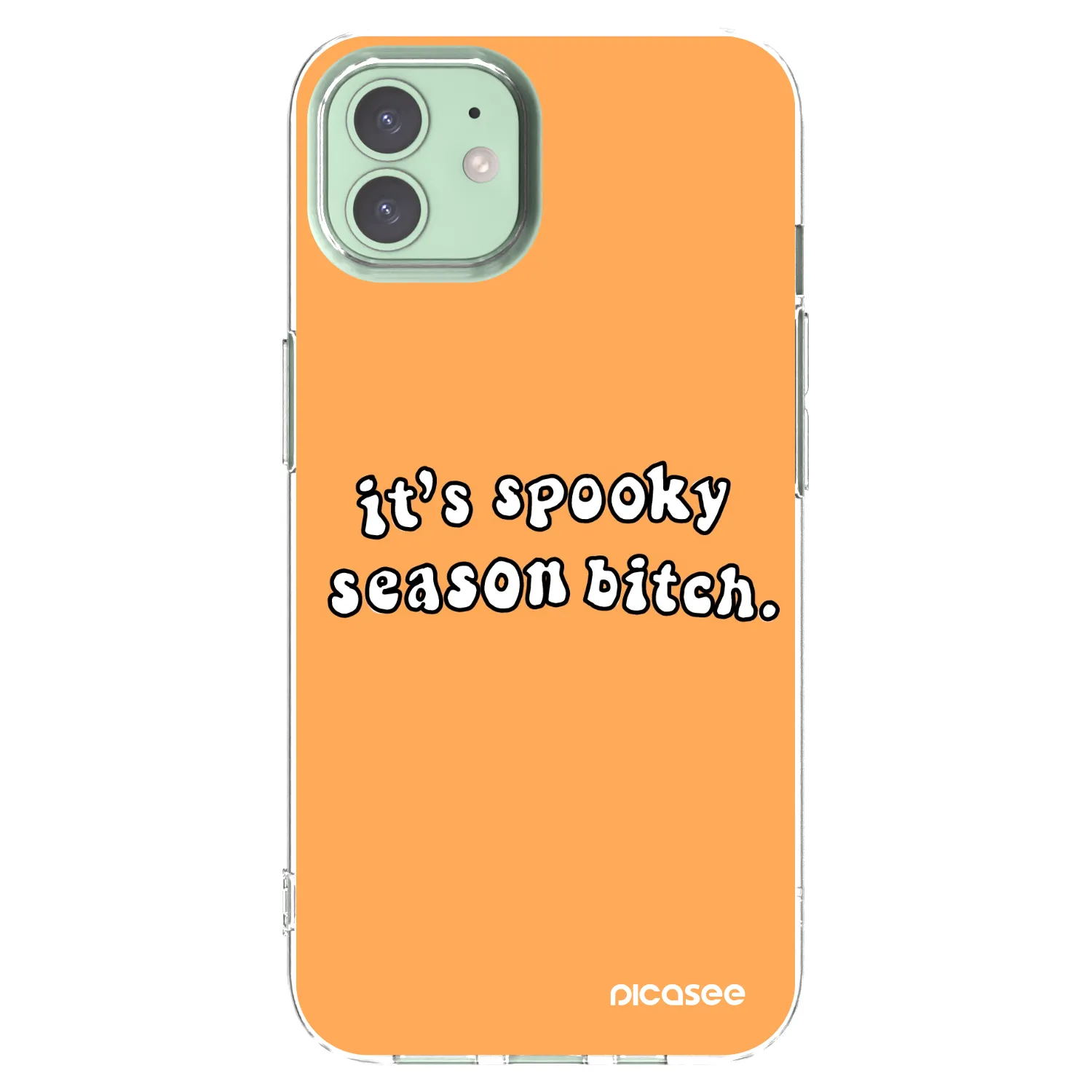 Picasee silikónový prehľadný obal pre Apple iPhone 12 - Spooky season