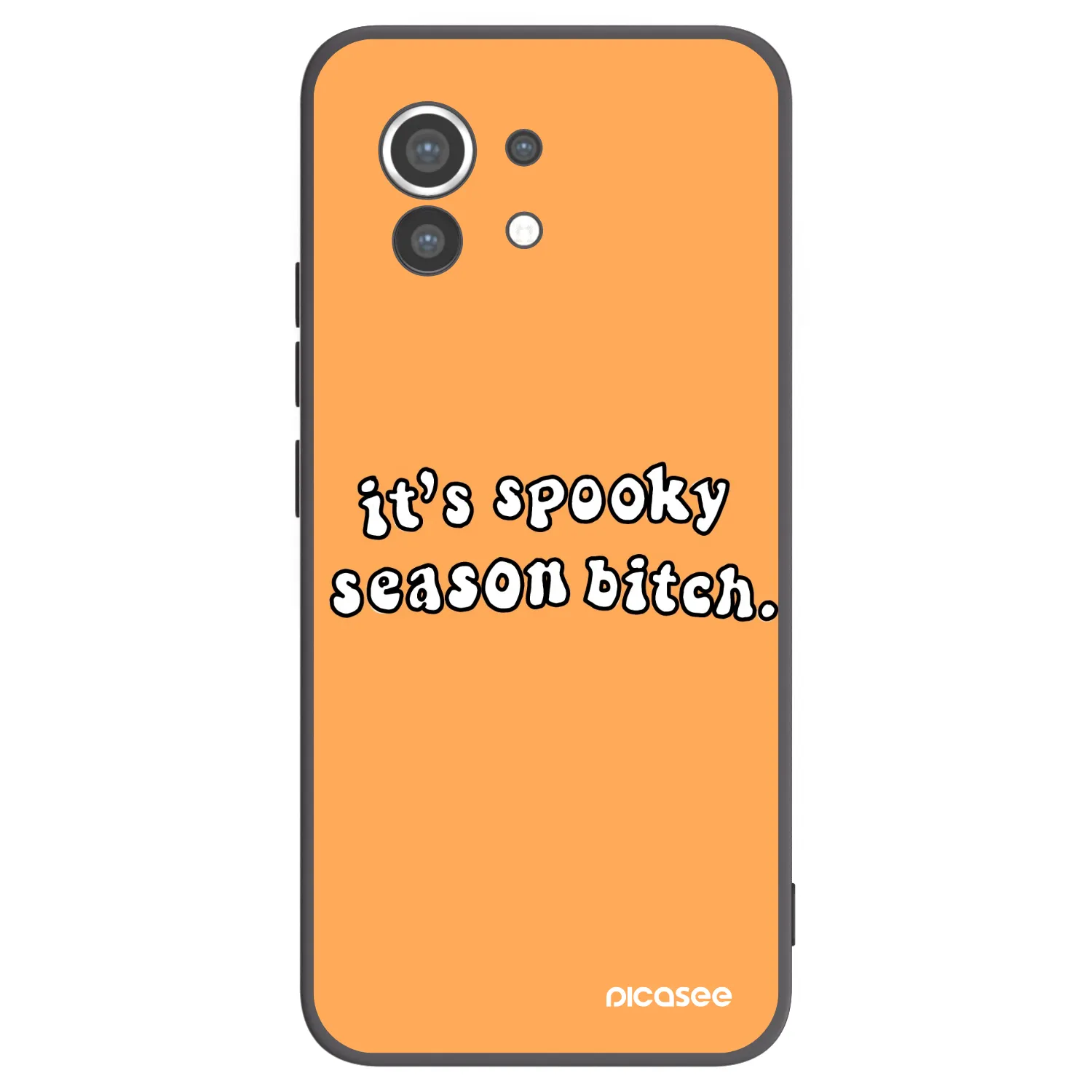 Picasee silikónový čierny obal pre Xiaomi Mi 11 - Spooky season