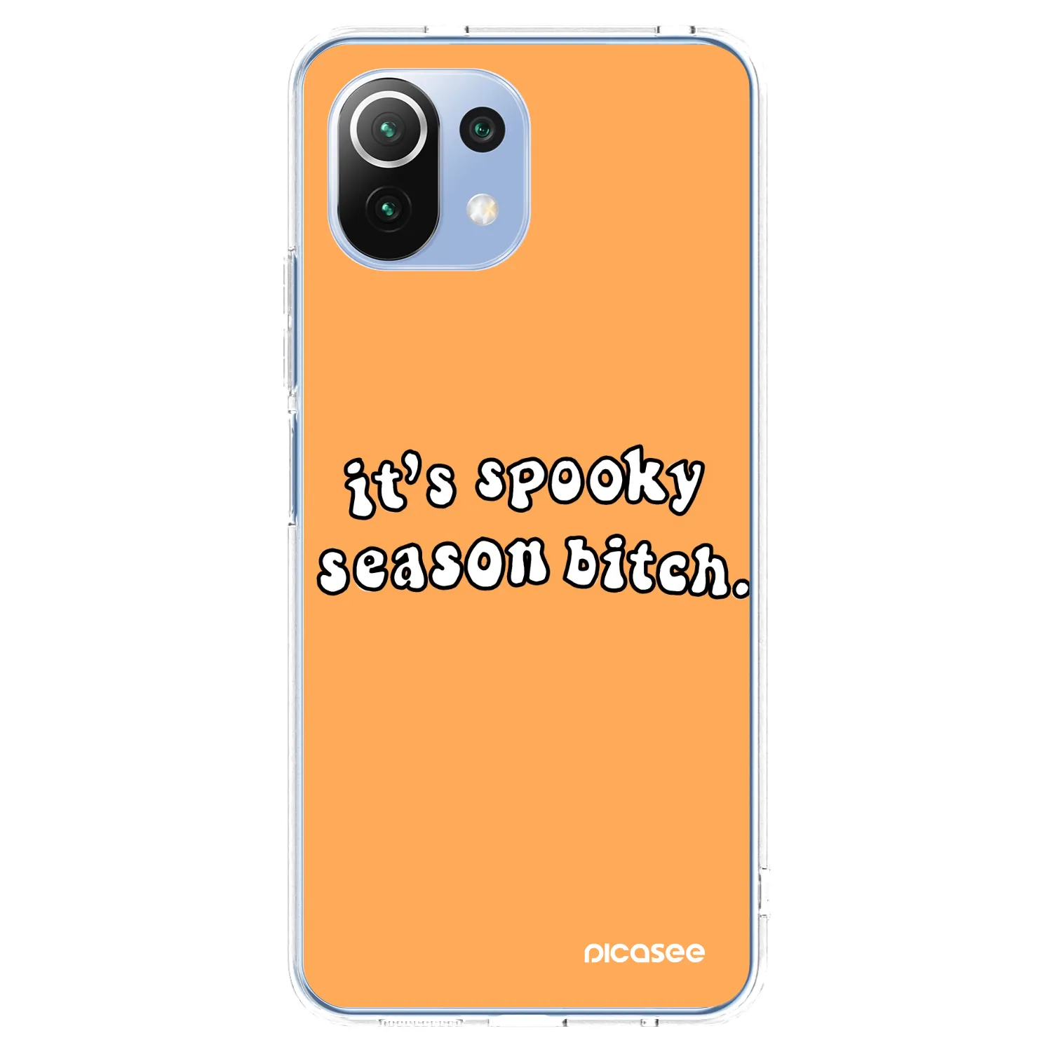 Picasee silikónový prehľadný obal pre Xiaomi 11 Lite 5G NE - Spooky season