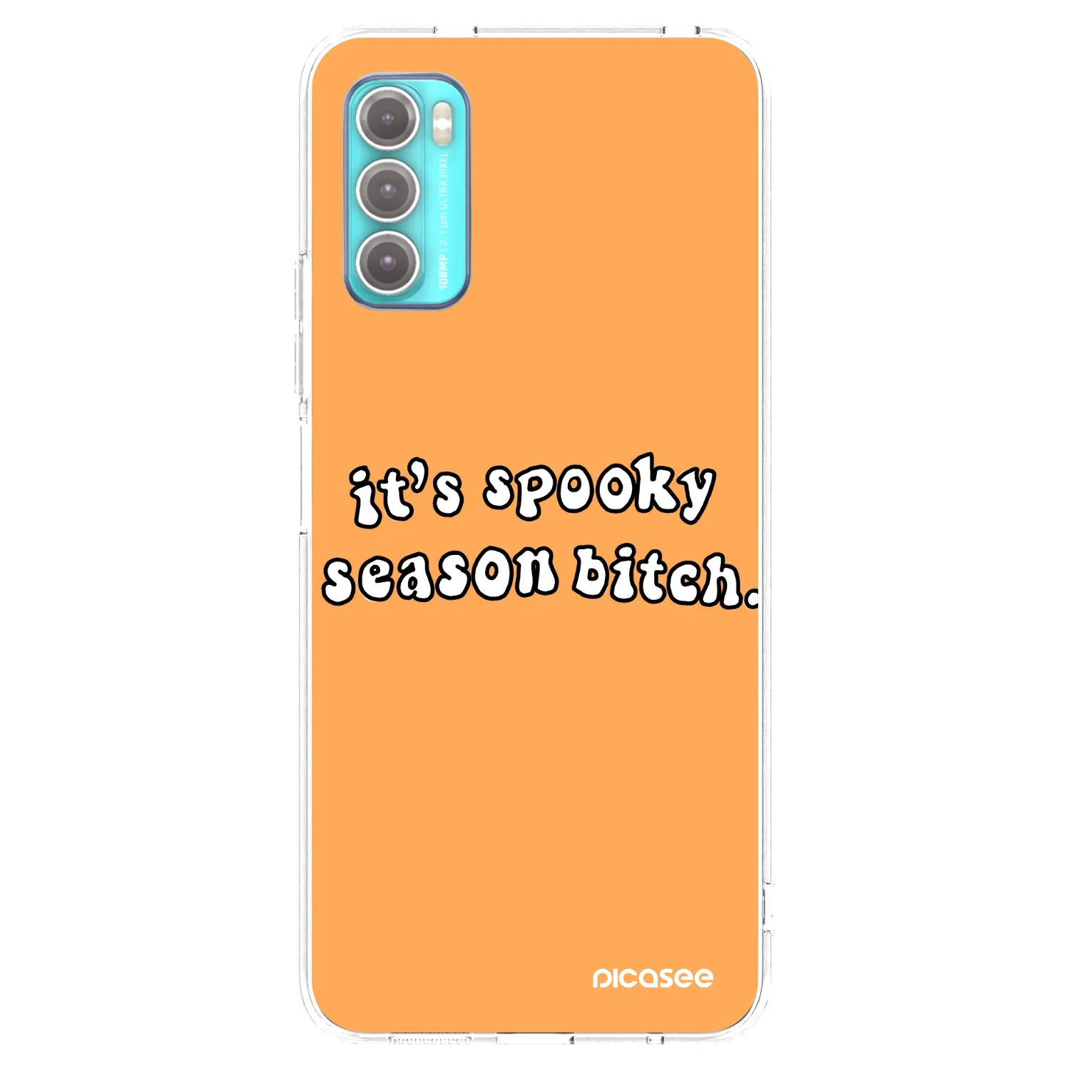 Picasee silikónový prehľadný obal pre Motorola Moto G60 - Spooky season