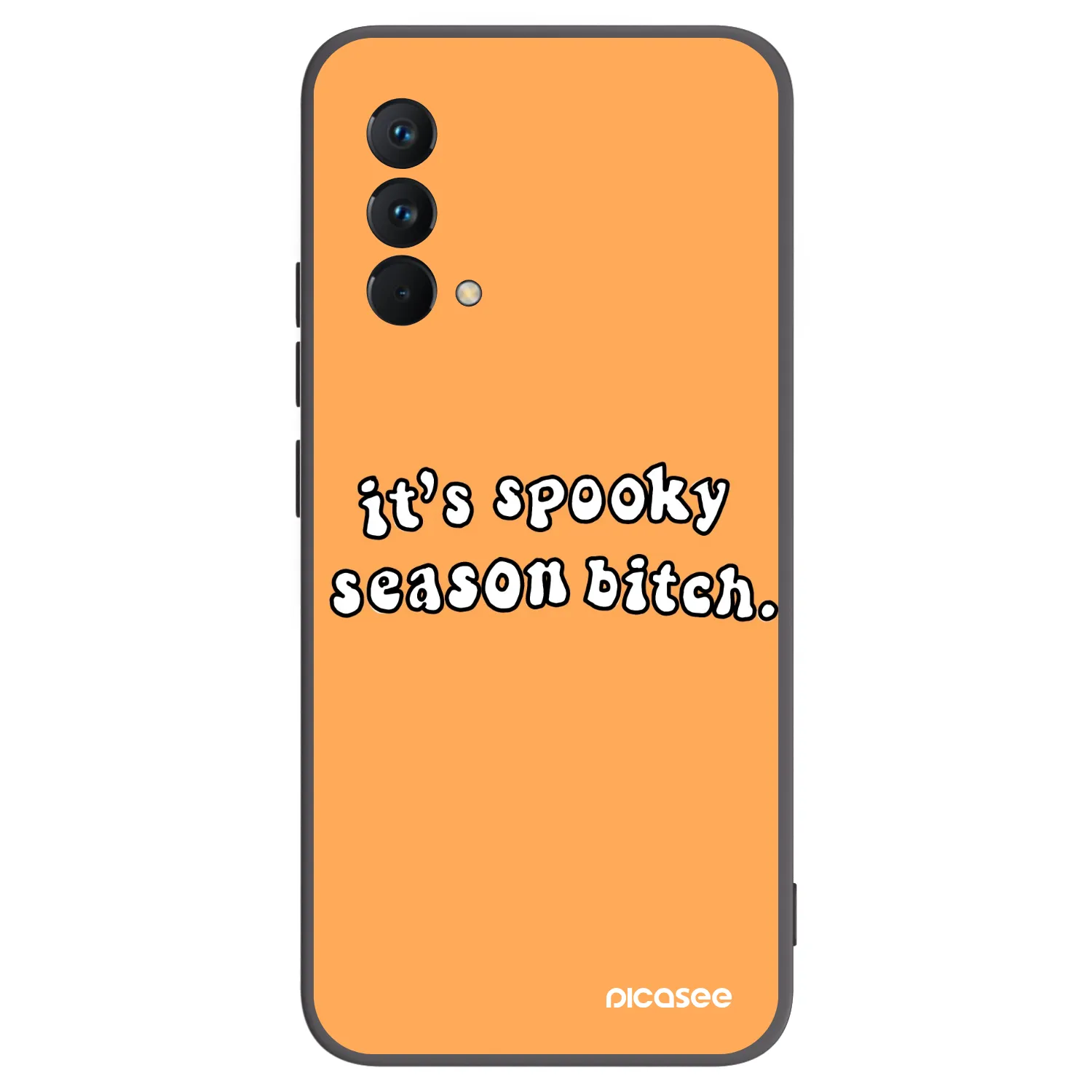 Picasee silikónový čierny obal pre Realme GT Master Edition 5G - Spooky season