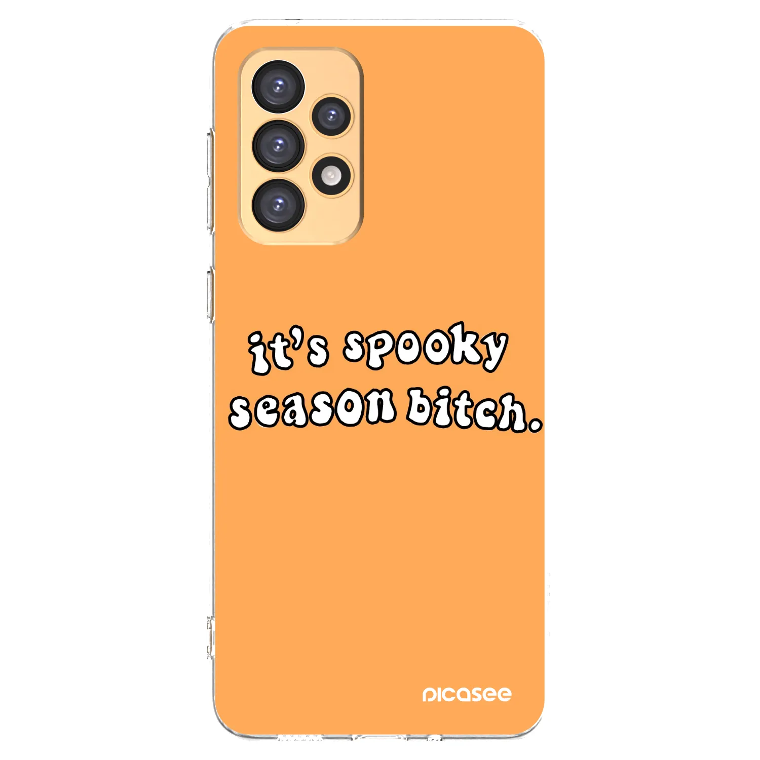 Picasee silikónový prehľadný obal pre Samsung Galaxy A33 5G A336 - Spooky season