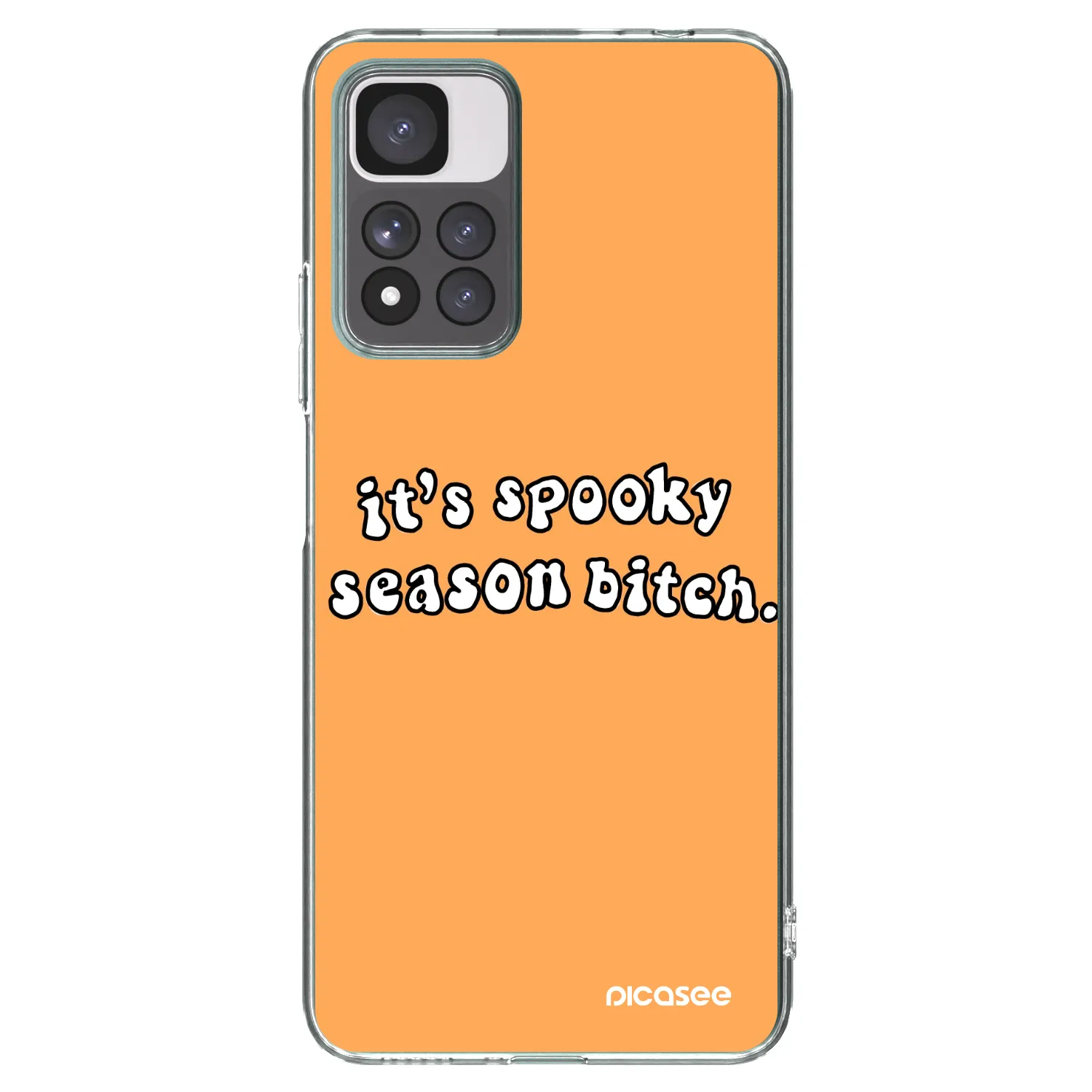 Picasee silikónový prehľadný obal pre Xiaomi Redmi Note 11 Pro+ 5G - Spooky season