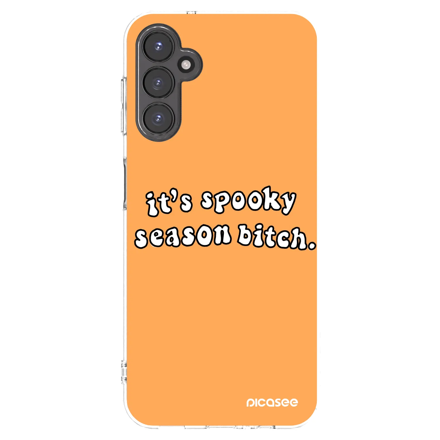 Picasee silikónový prehľadný obal pre Samsung Galaxy A14 4G A145R - Spooky season