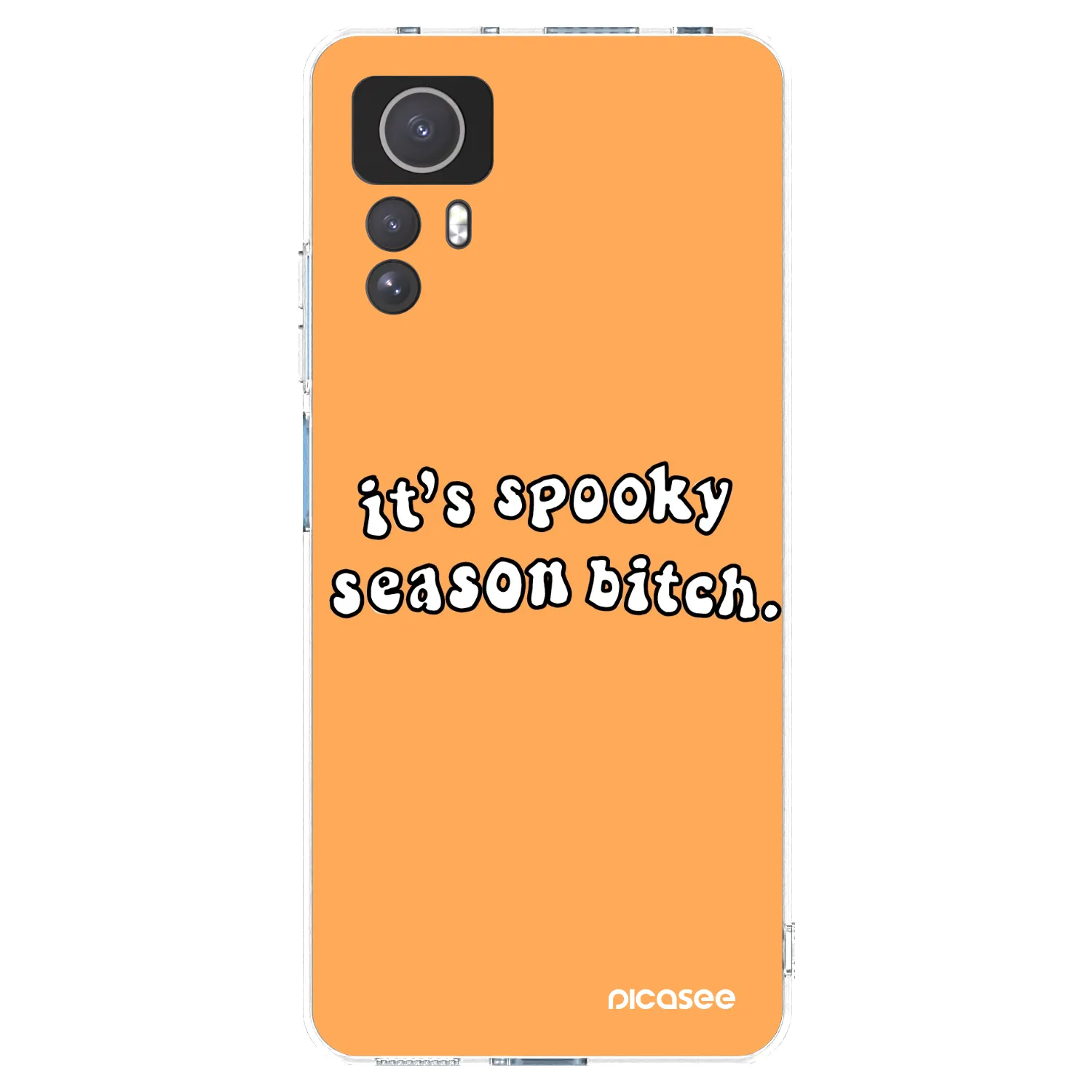 Picasee silikónový prehľadný obal pre Xiaomi Redmi Note 12S - Spooky season