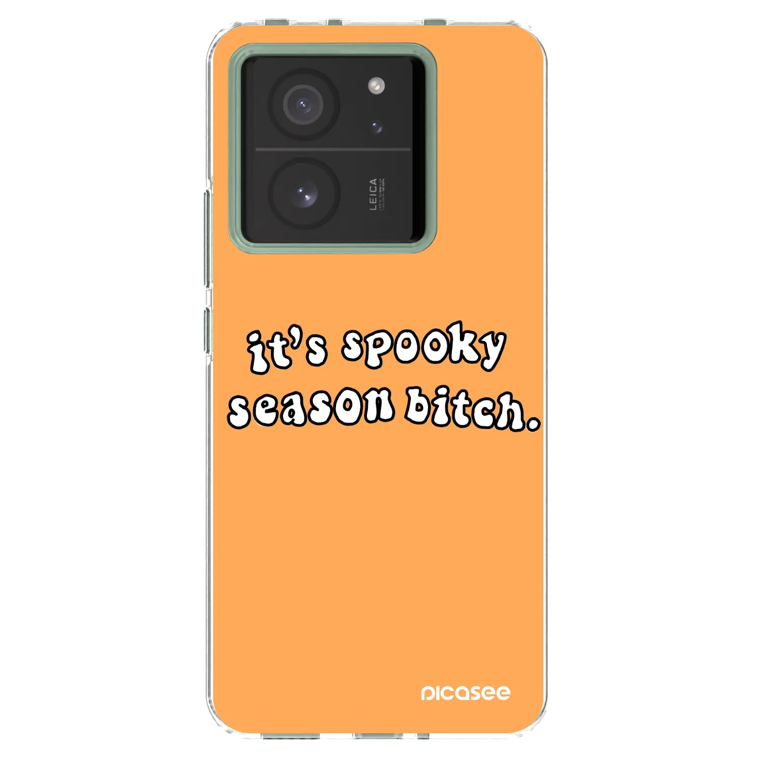 Picasee silikónový prehľadný obal pre Xiaomi 13T Pro - Spooky season