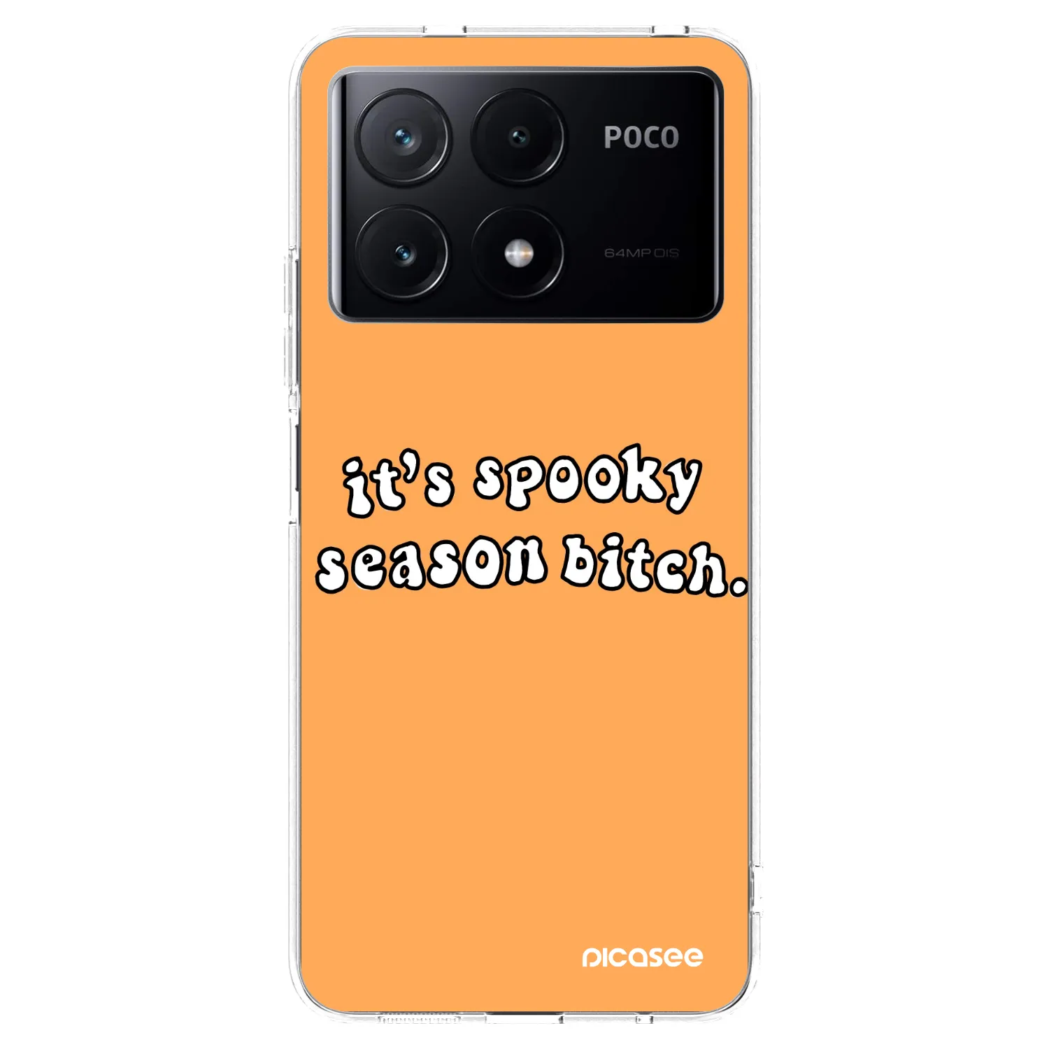 Picasee silikónový prehľadný obal pre Xiaomi Poco X6 Pro - Spooky season
