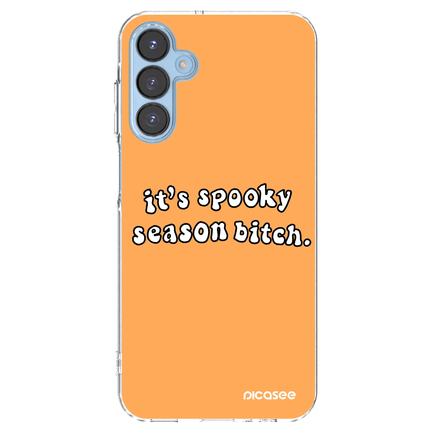 Picasee silikónový prehľadný obal pre Samsung Galaxy A15 A156B 5G - Spooky season