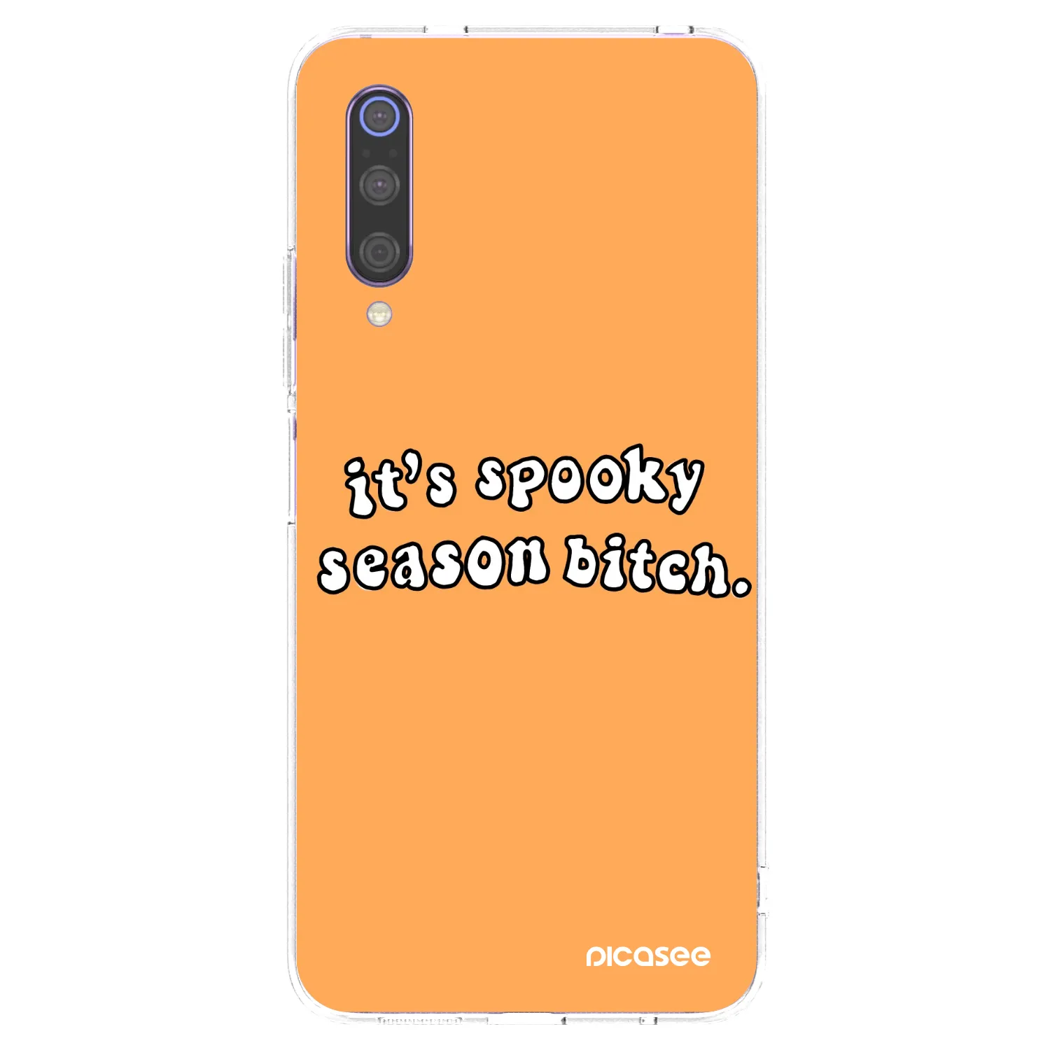 Picasee silikónový prehľadný obal pre Xiaomi Mi 9 - Spooky season
