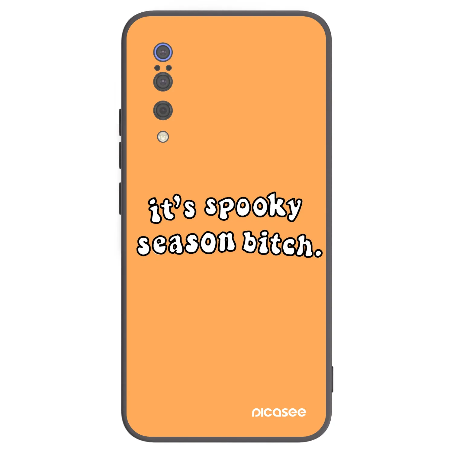 Picasee silikónový čierny obal pre Xiaomi Mi 9 - Spooky season