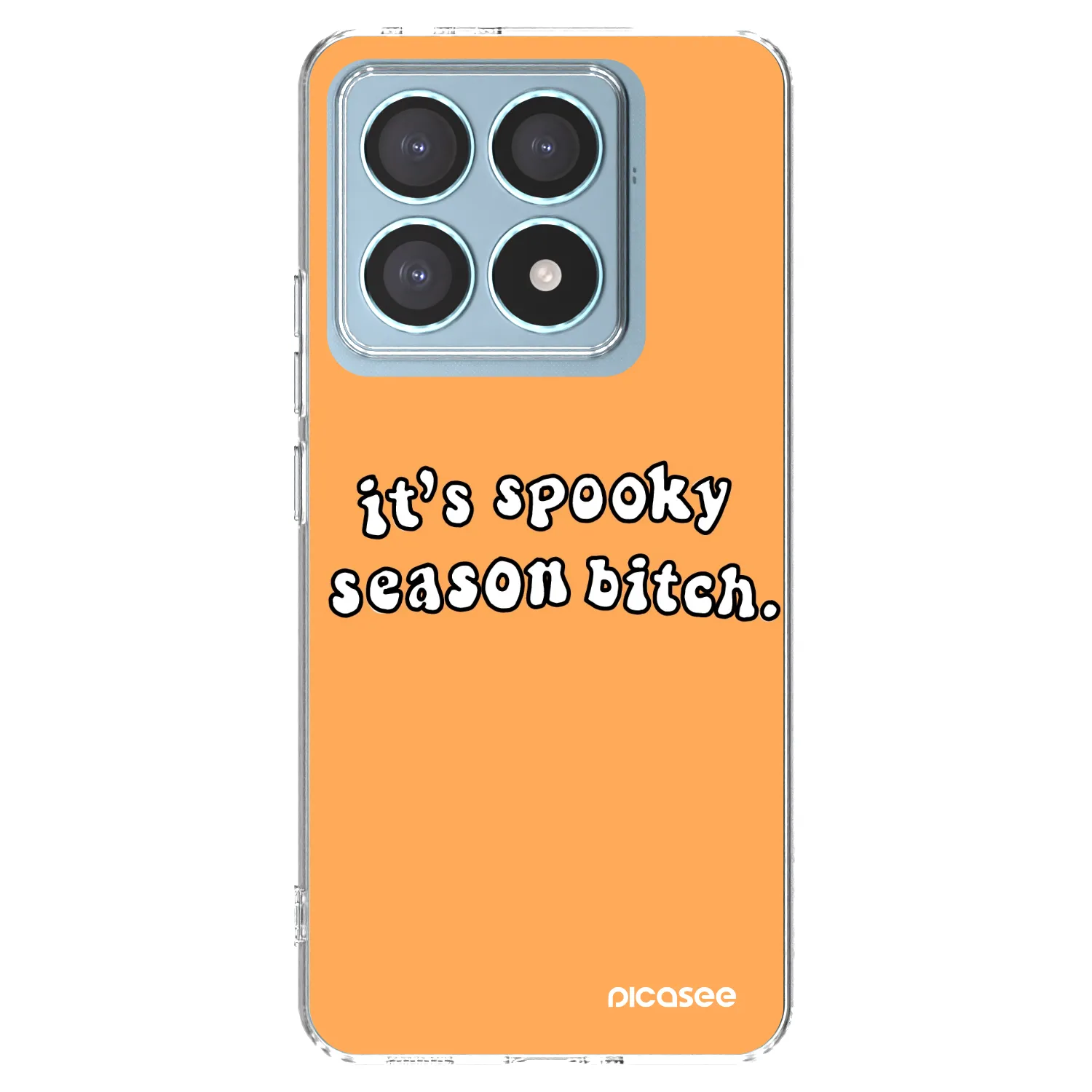 Picasee silikónový prehľadný obal pre Xiaomi 14T Pro - Spooky season
