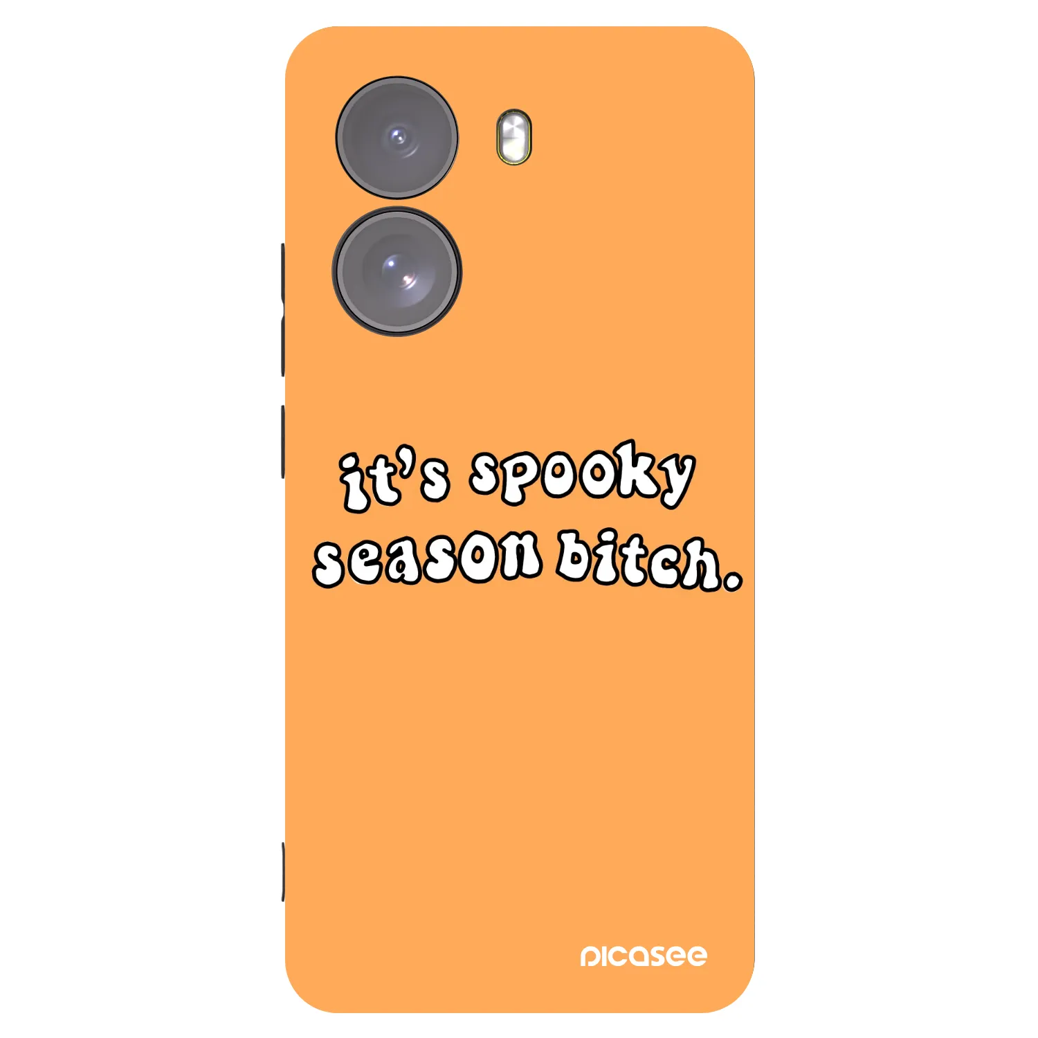 Picasee silikónový čierny obal pre Xiaomi Poco X7 - Spooky season
