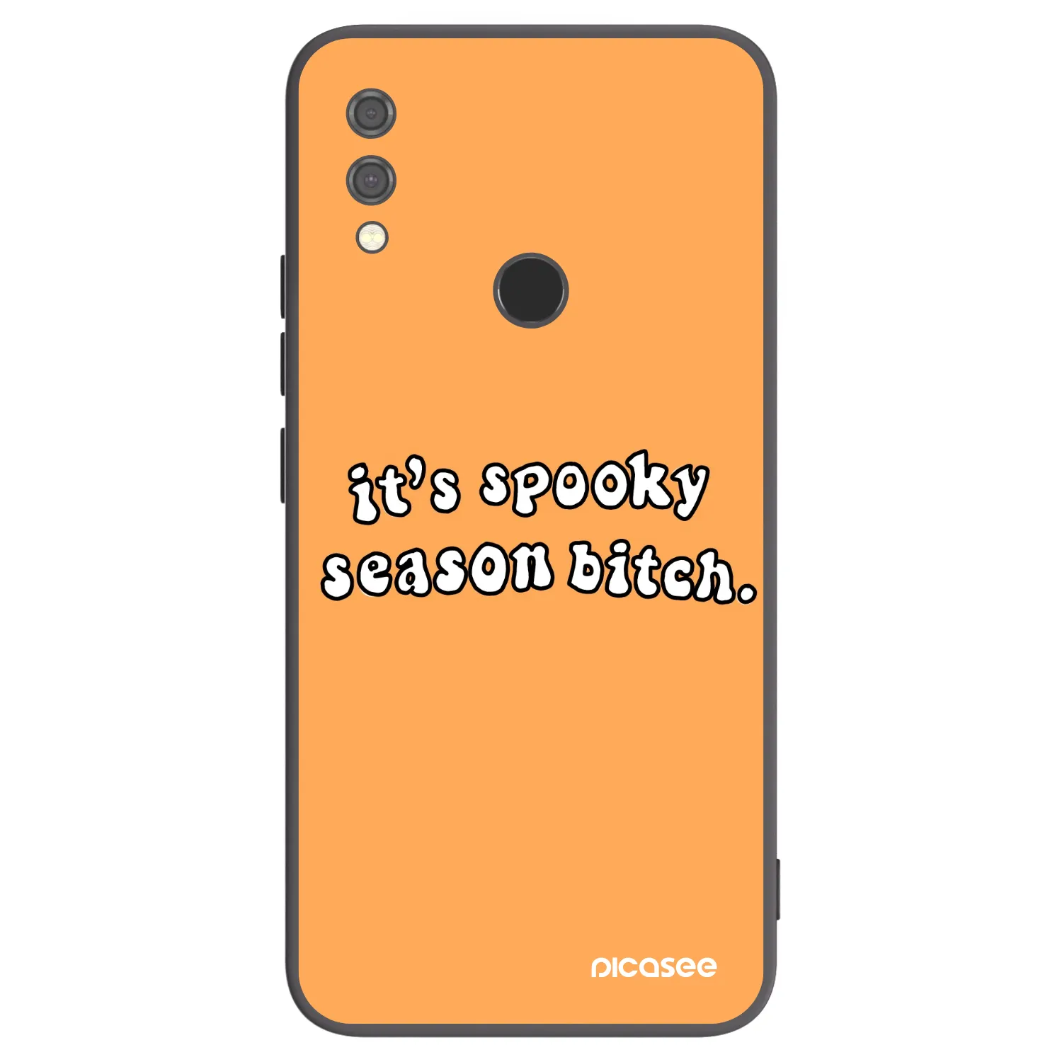 Picasee silikónový čierny obal pre Xiaomi Redmi Note 7 - Spooky season