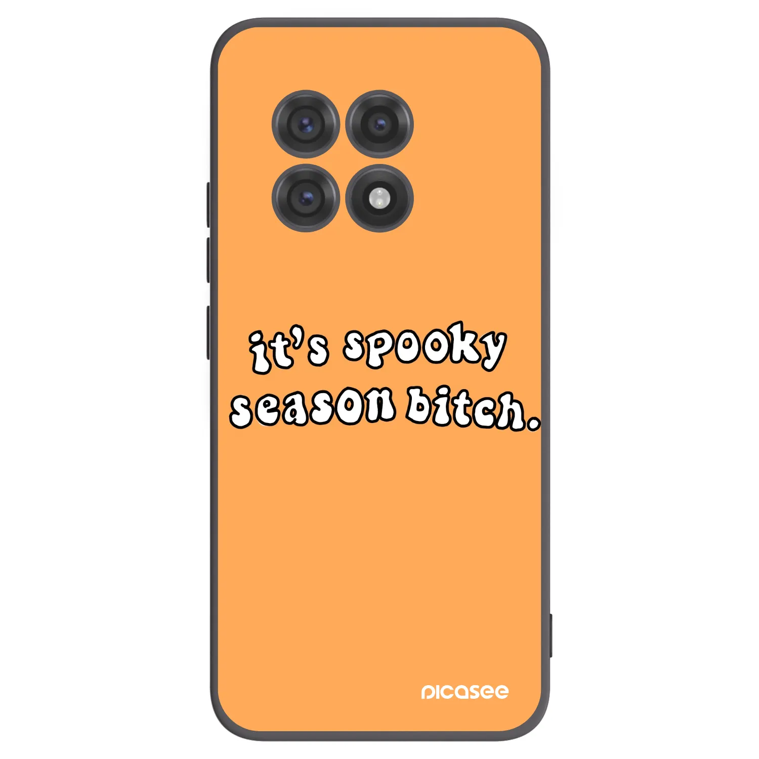 Picasee silikónový čierny obal pre OnePlus 13R 5G - Spooky season