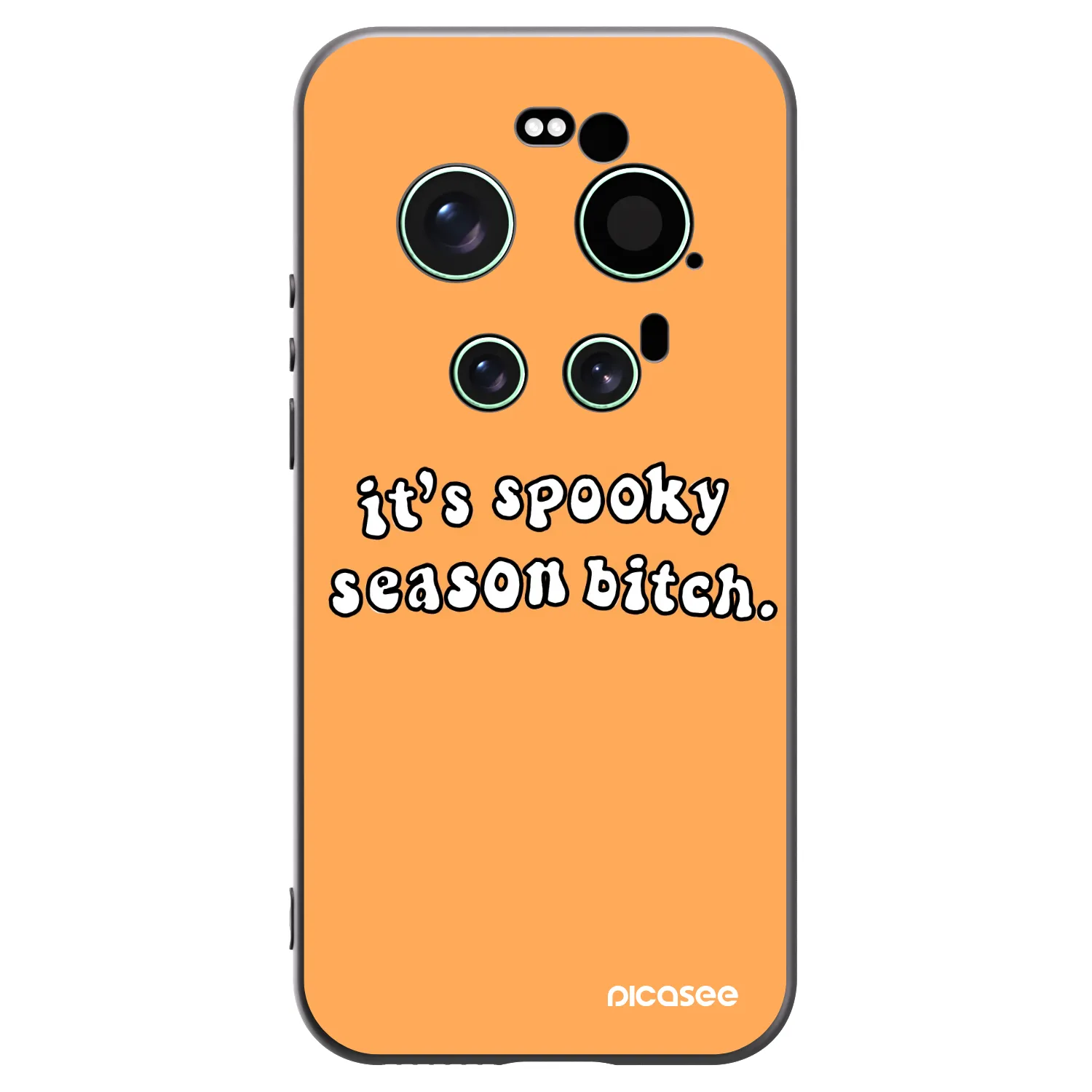 Picasee silikónový čierny obal pre Xiaomi 17 Ultra - Spooky season