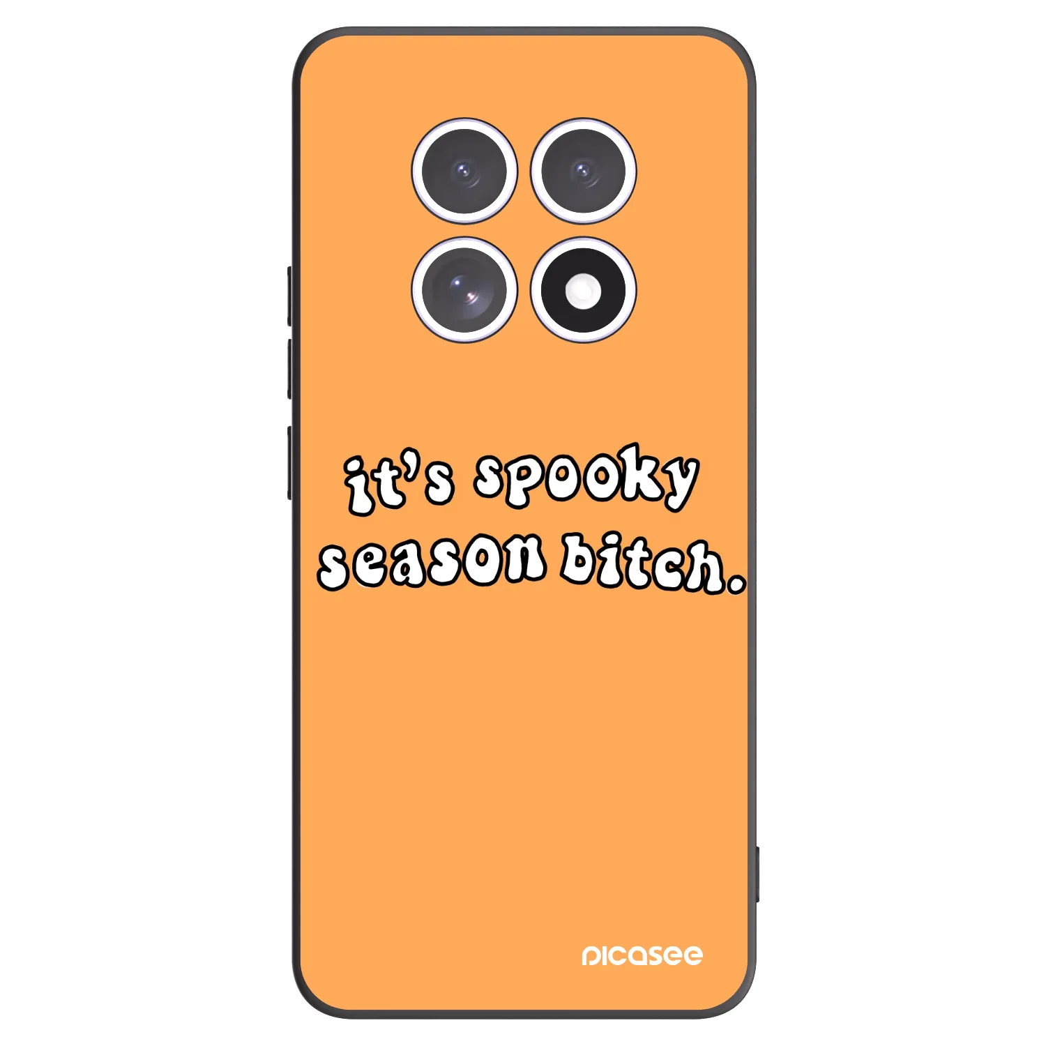 Picasee silikónový čierny obal pre Xiaomi Redmi Note 15 5G - Spooky season
