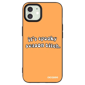 Picasee silikónový čierny obal pre Apple iPhone 12 - Spooky season