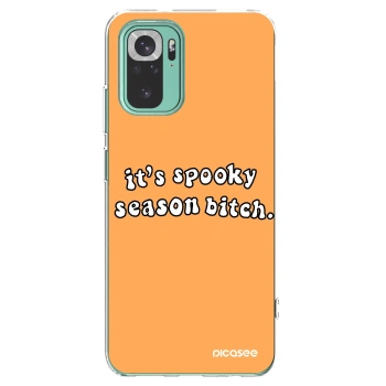 Picasee silikónový prehľadný obal pre Xiaomi Redmi Note 10 Pro - Spooky season