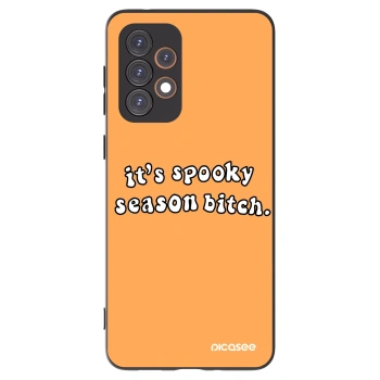 Picasee silikónový čierny obal pre Samsung Galaxy A33 5G A336 - Spooky season