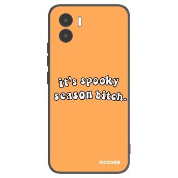Picasee silikónový čierny obal pre Xiaomi Redmi A1 - Spooky season