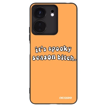 Picasee silikónový čierny obal pre Xiaomi Redmi 13C 4G - Spooky season