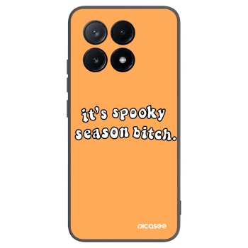 Picasee silikónový čierny obal pre Xiaomi Poco X6 Pro - Spooky season