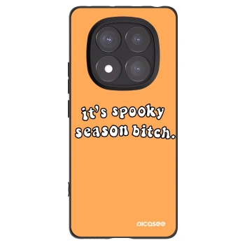 Picasee silikónový čierny obal pre Xiaomi Redmi Note 14 Pro+ 5G - Spooky season