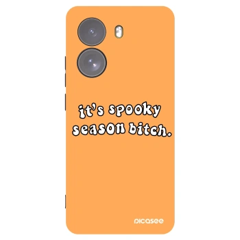 Picasee silikónový čierny obal pre Xiaomi Poco X7 - Spooky season