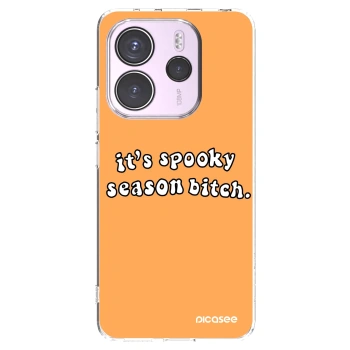 Picasee silikónový prehľadný obal pre Xiaomi Redmi Note 14 4G - Spooky season
