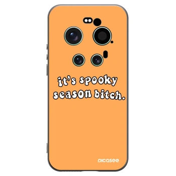 Picasee silikónový čierny obal pre Xiaomi 17 Ultra - Spooky season