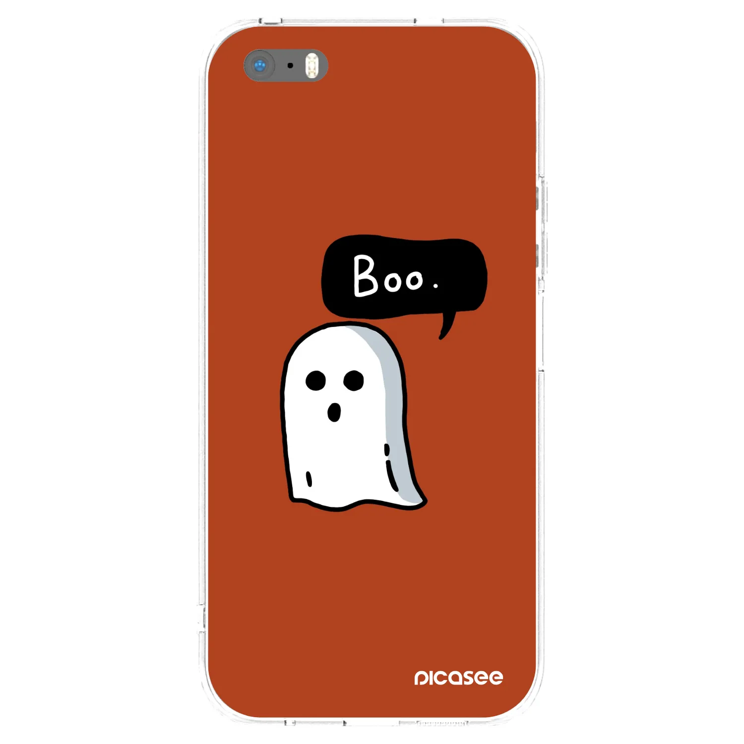 Picasee silikónový prehľadný obal pre Apple iPhone 5/5S/SE - Boo