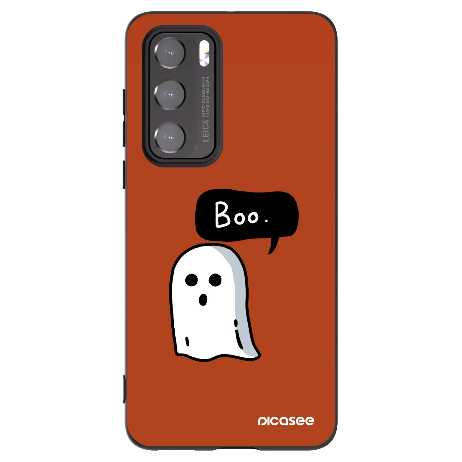 Picasee silikónový čierny obal pre Huawei P40 - Boo