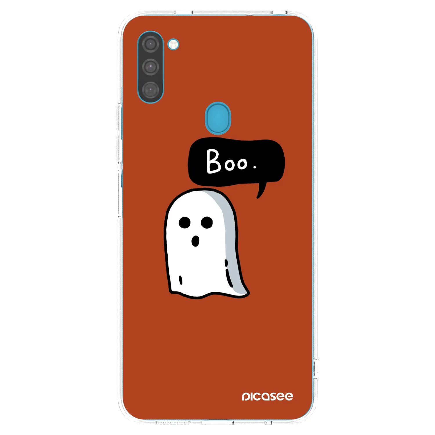 Picasee silikónový prehľadný obal pre Samsung Galaxy M11 - Boo