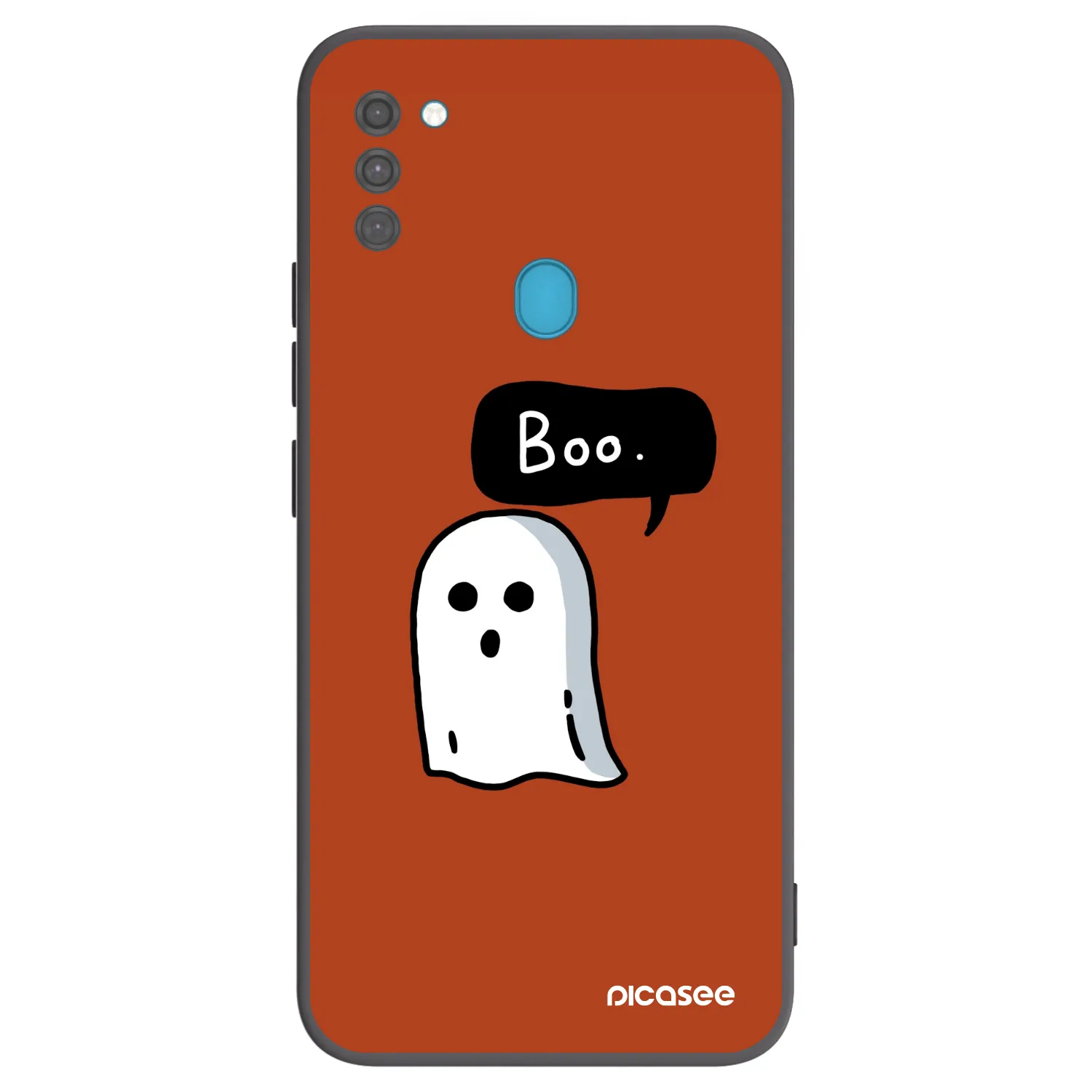 Picasee silikónový čierny obal pre Samsung Galaxy M11 - Boo