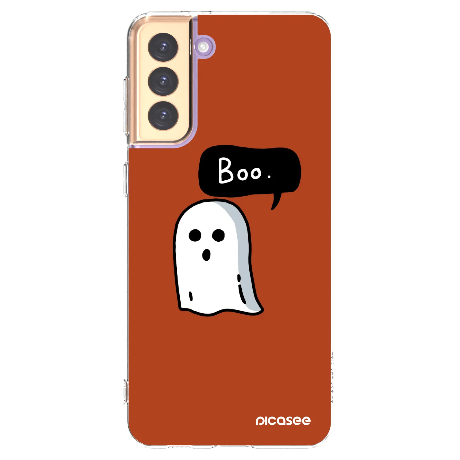 Picasee silikónový prehľadný obal pre Samsung Galaxy S21+ 5G G996F - Boo