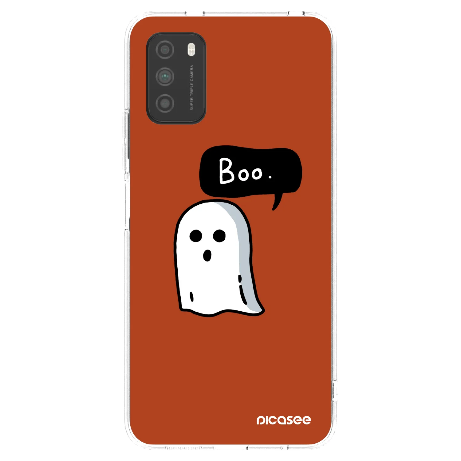 Picasee silikónový prehľadný obal pre Xiaomi Poco M3 - Boo