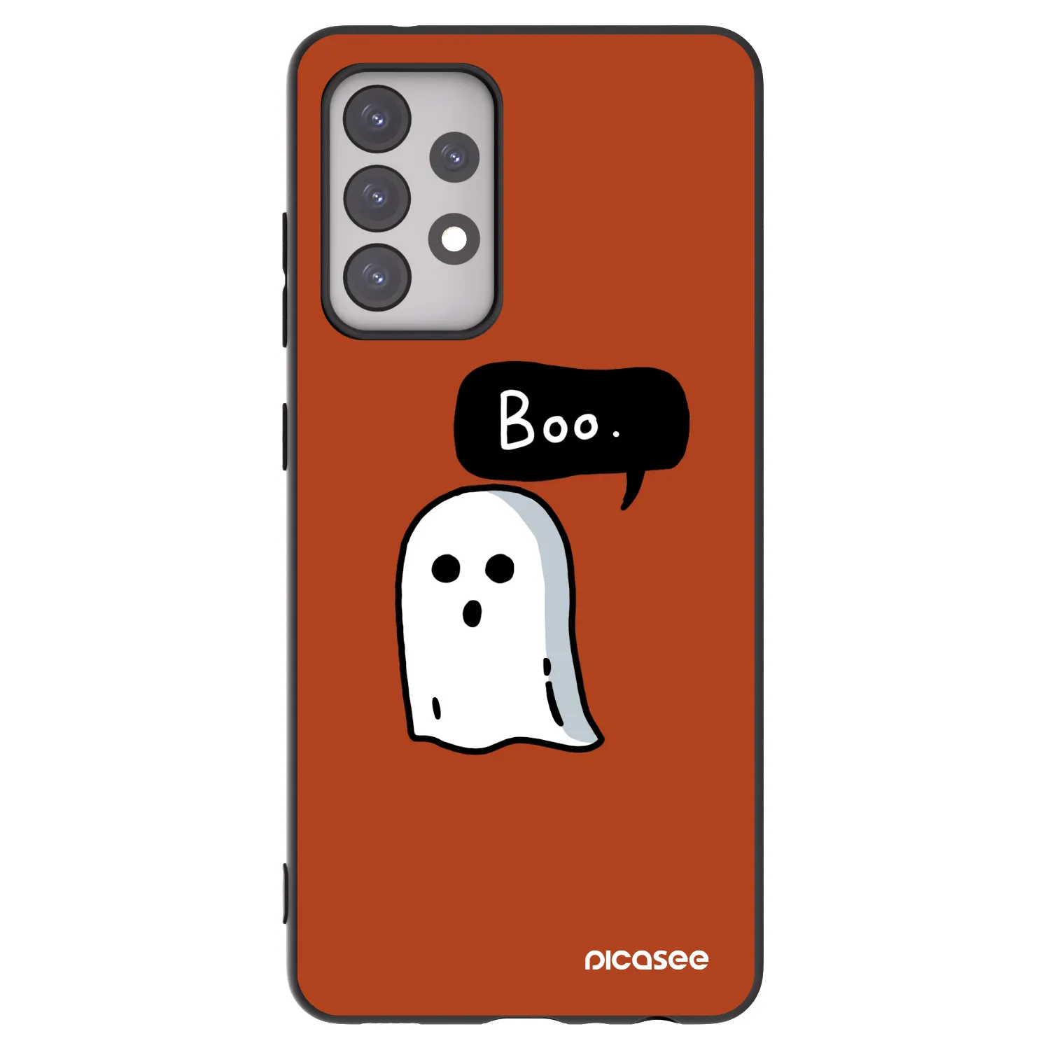 Picasee silikónový čierny obal pre Samsung Galaxy A52 5G A525F - Boo