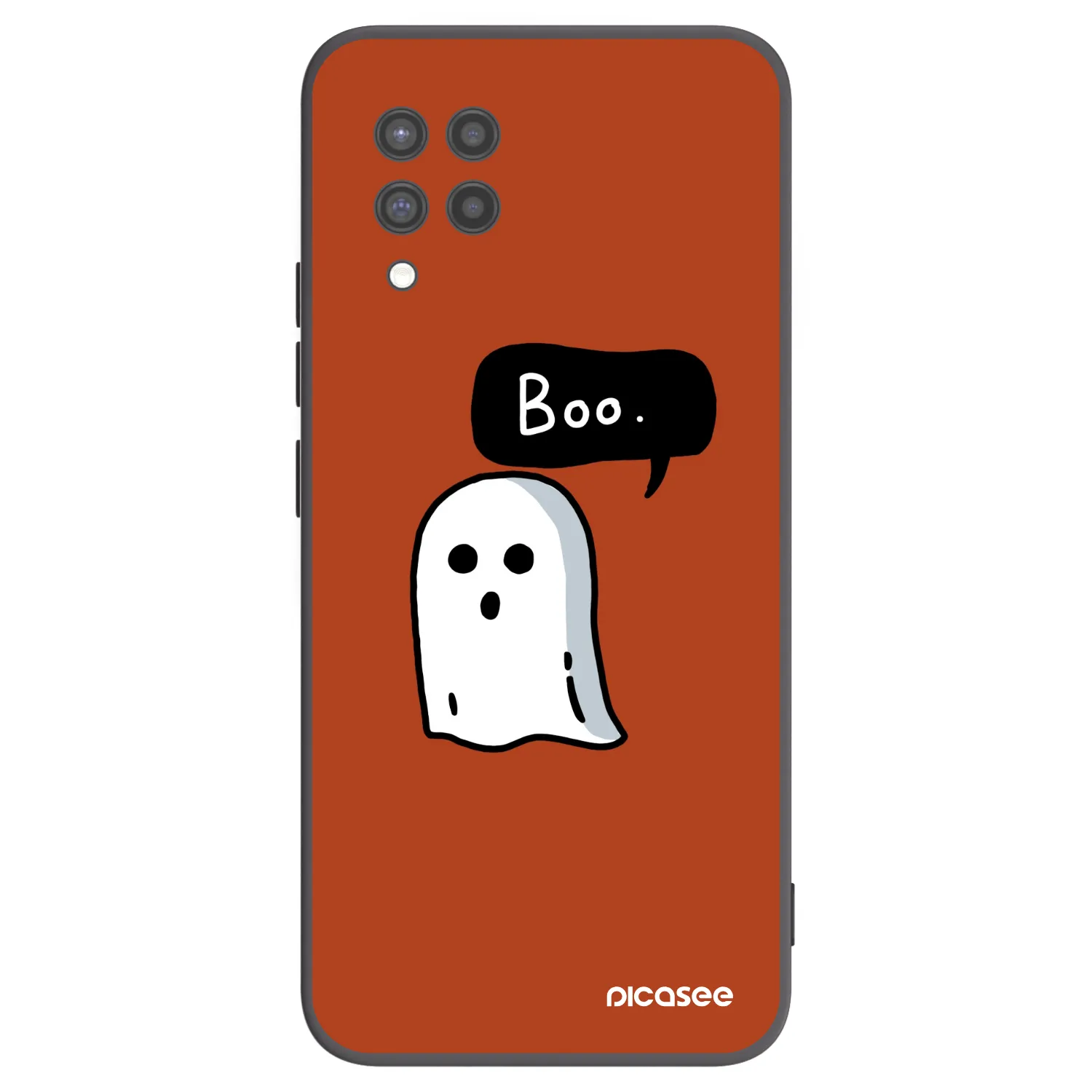 Picasee silikónový čierny obal pre Samsung Galaxy A42 A426B - Boo