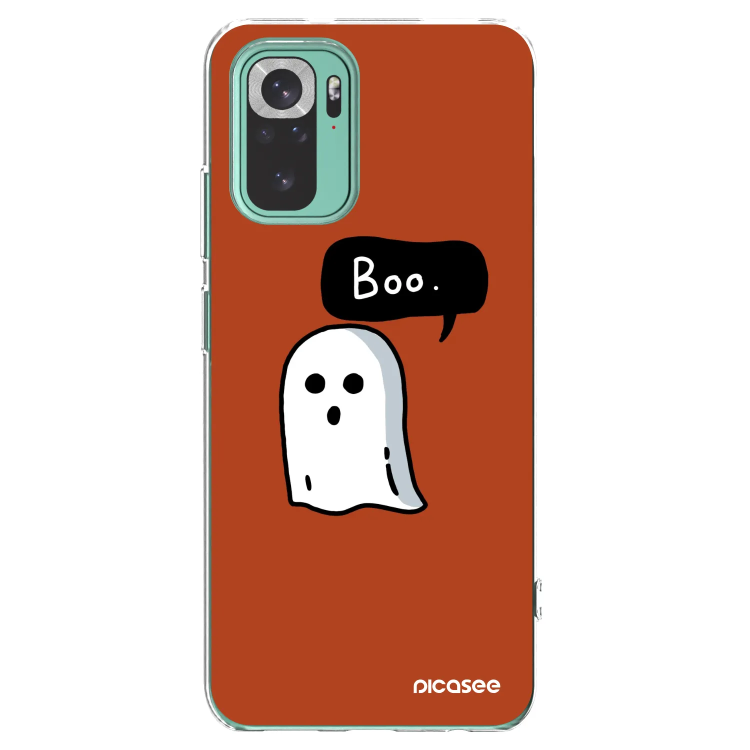 Picasee silikónový prehľadný obal pre Xiaomi Redmi Note 10 Pro - Boo