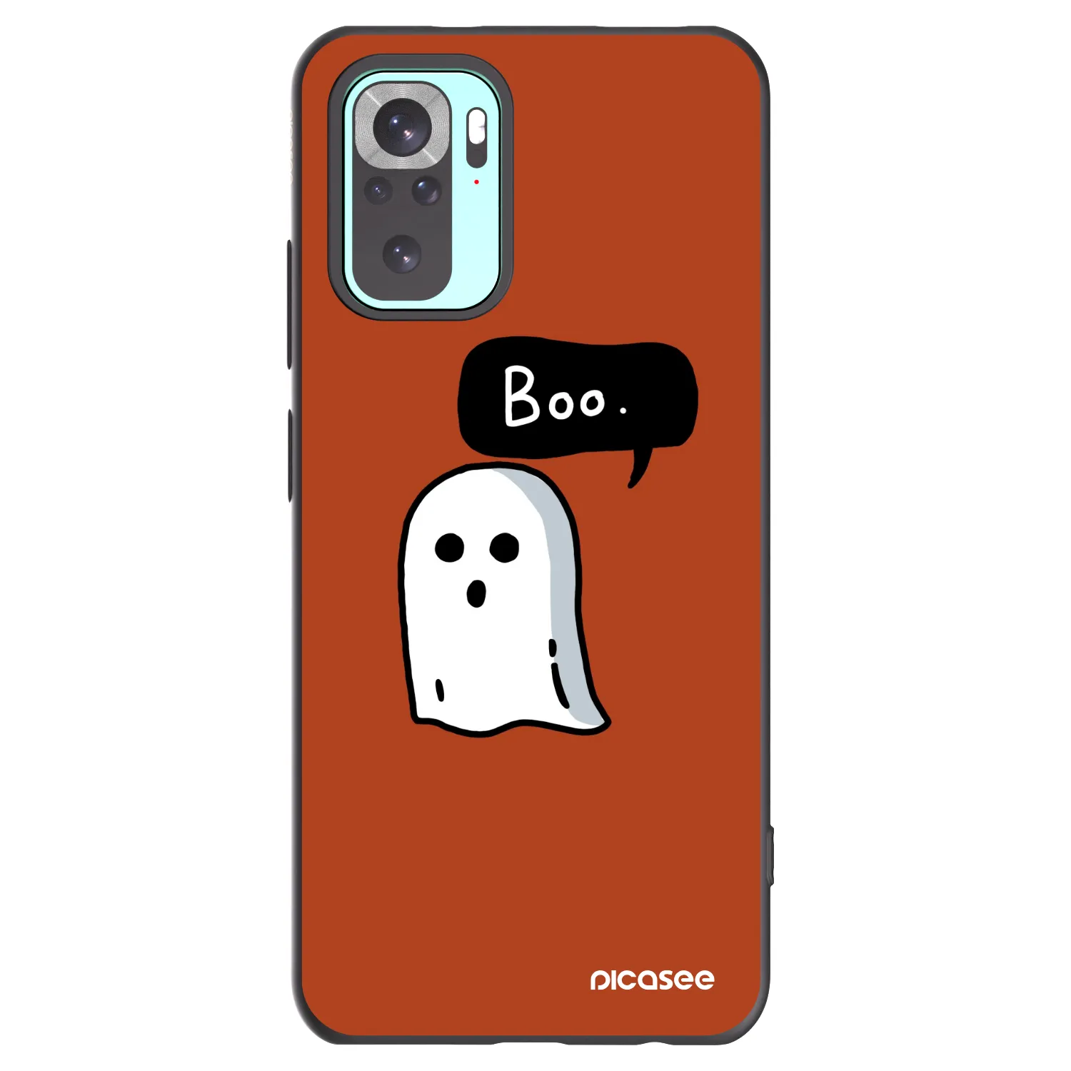 Picasee silikónový čierny obal pre Xiaomi Redmi Note 10 Pro - Boo