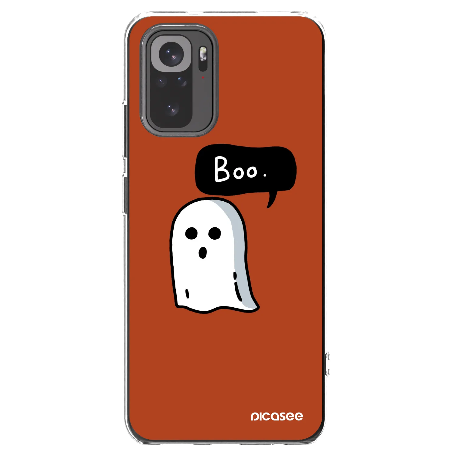 Picasee silikónový prehľadný obal pre Xiaomi Redmi Note 10S - Boo