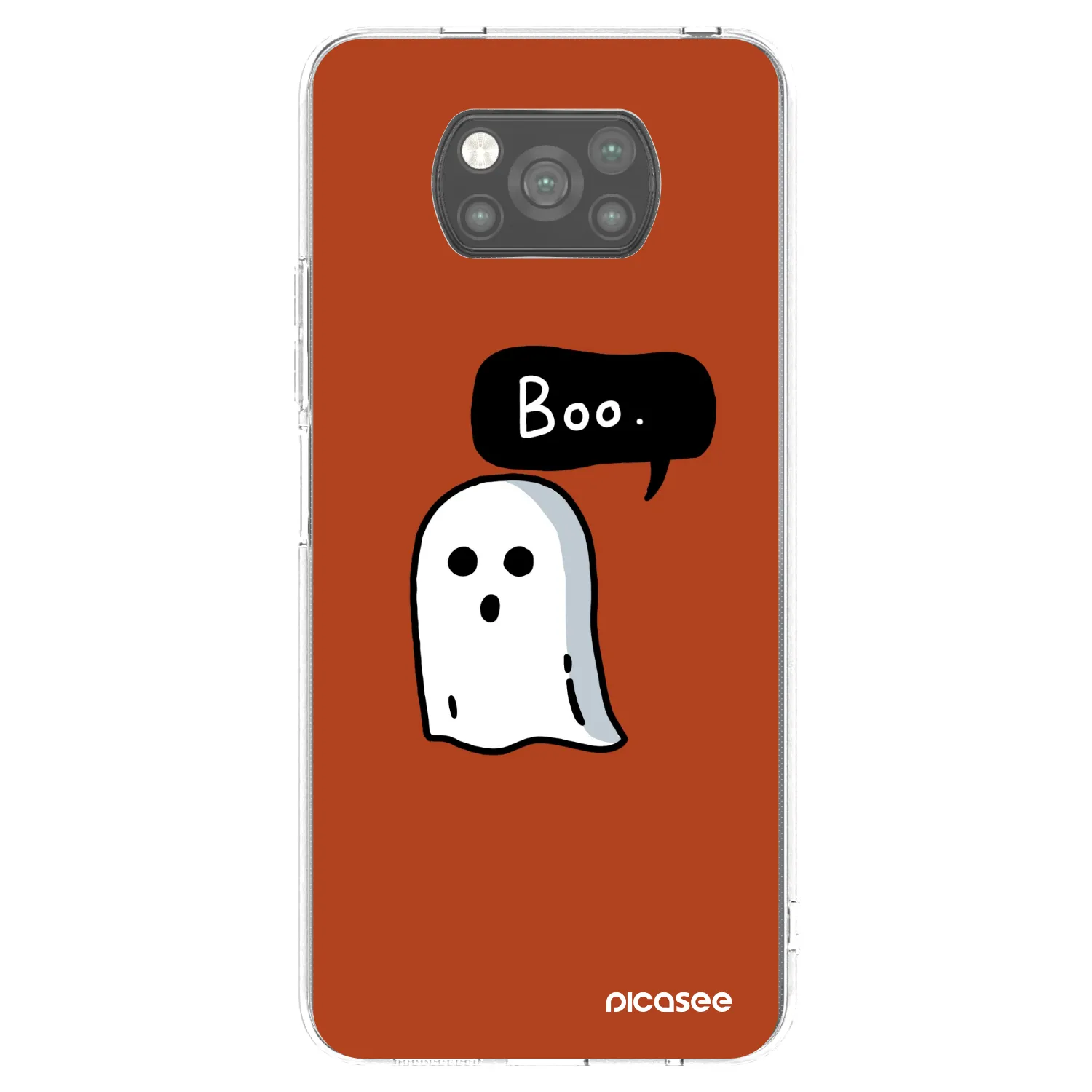 Picasee silikónový čierny obal pre Xiaomi Poco X3 Pro - Boo