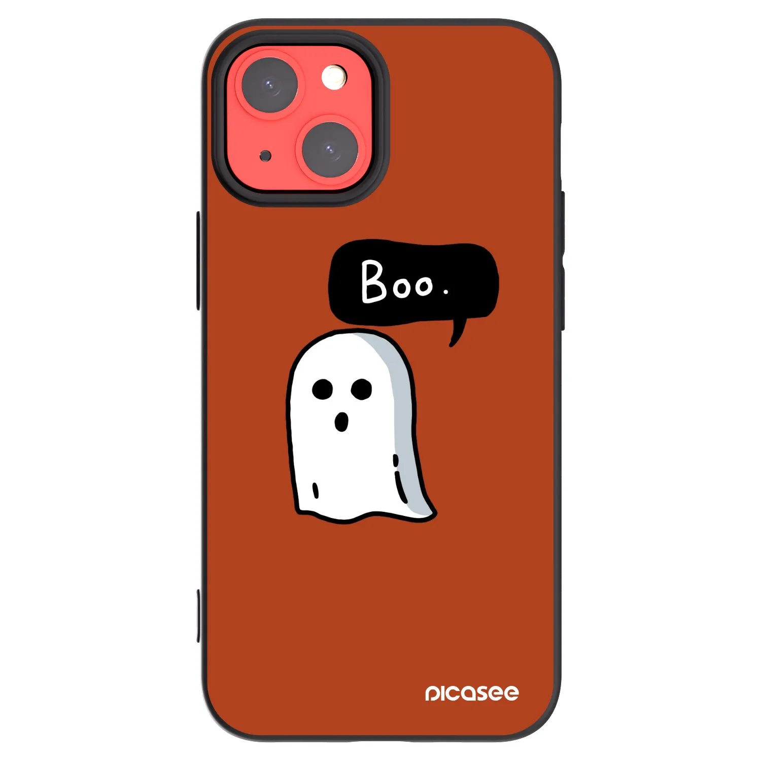 Picasee silikónový čierny obal pre Apple iPhone 13 mini - Boo
