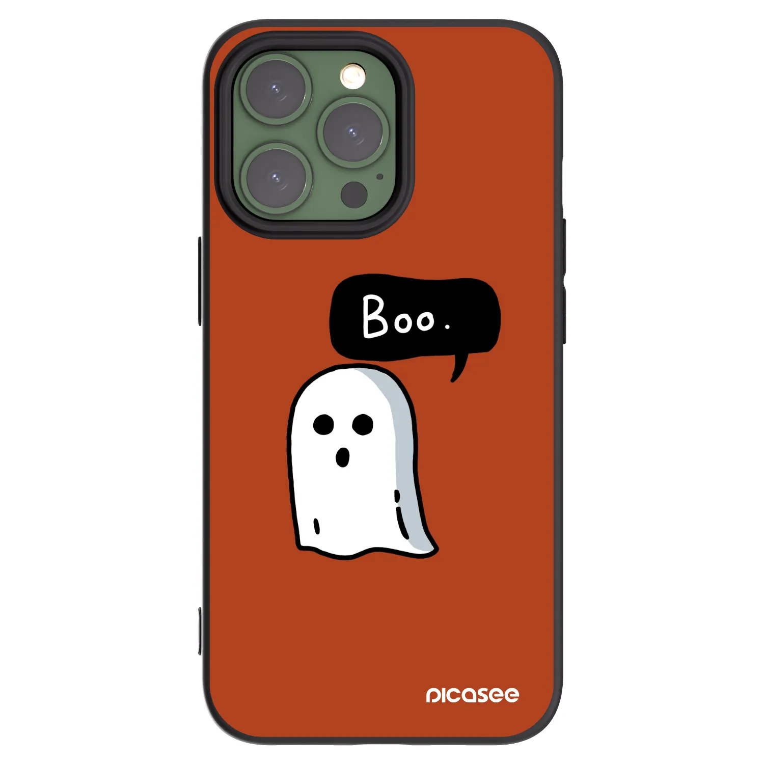 Picasee silikónový čierny obal pre Apple iPhone 13 Pro - Boo