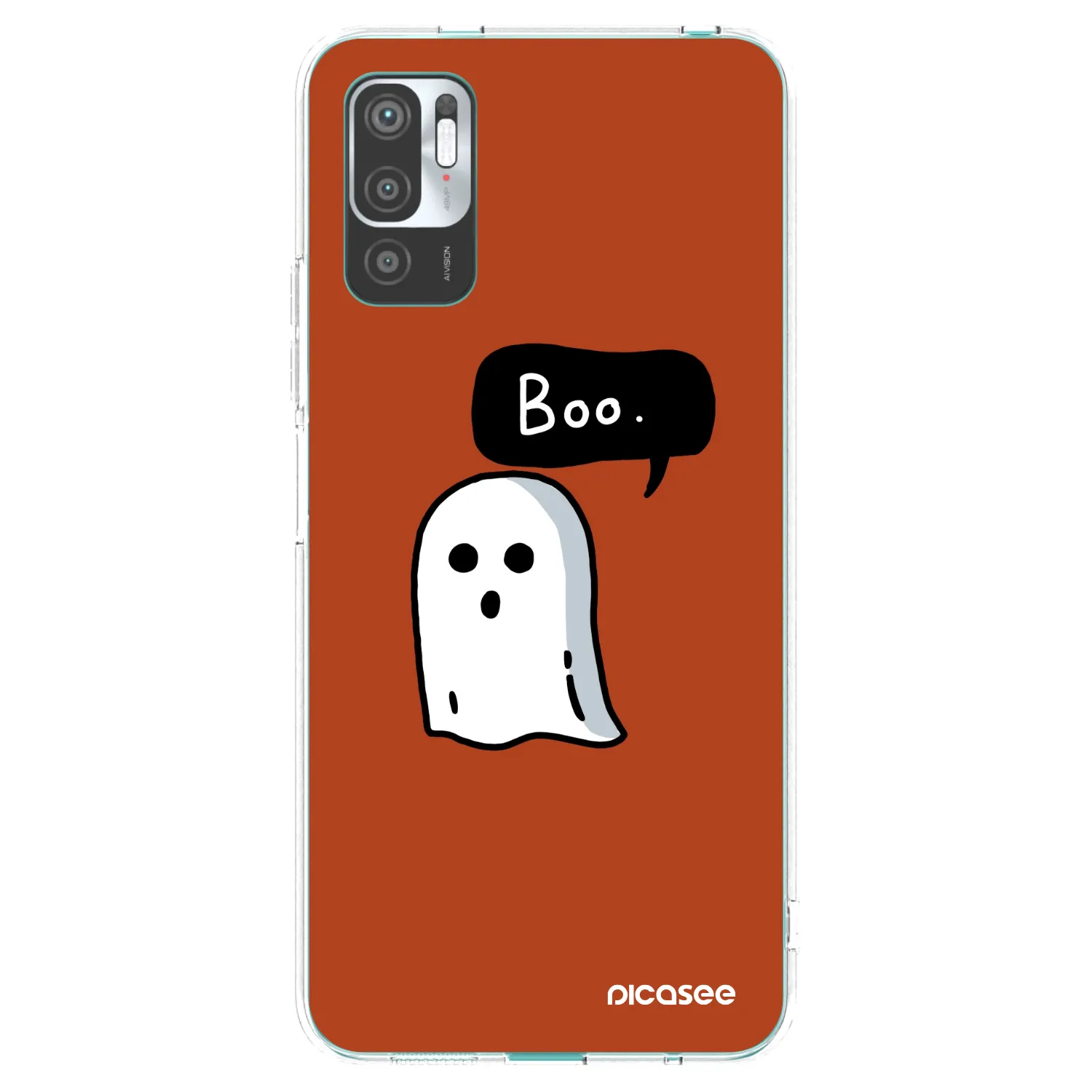 Picasee silikónový prehľadný obal pre Xiaomi Redmi Note 10 5G - Boo