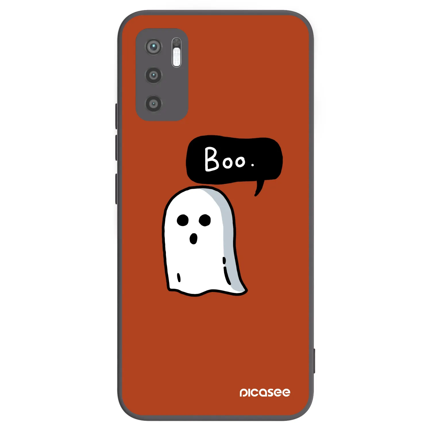 Picasee silikónový čierny obal pre Xiaomi Redmi Note 10 5G - Boo